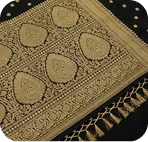 Banarasi Black Saree image 5