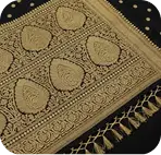 Banarasi Black Saree view 5