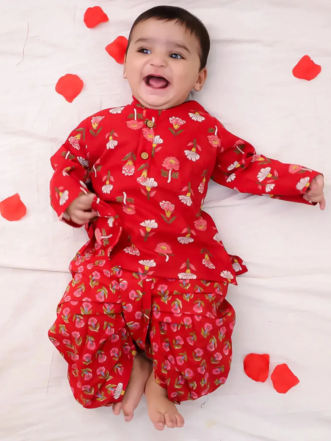 Bownbee Boys Cotton Dhoti Kurta For Infants view 2