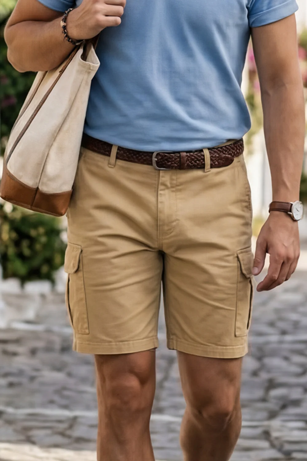 Cargo Chino Shorts image 1