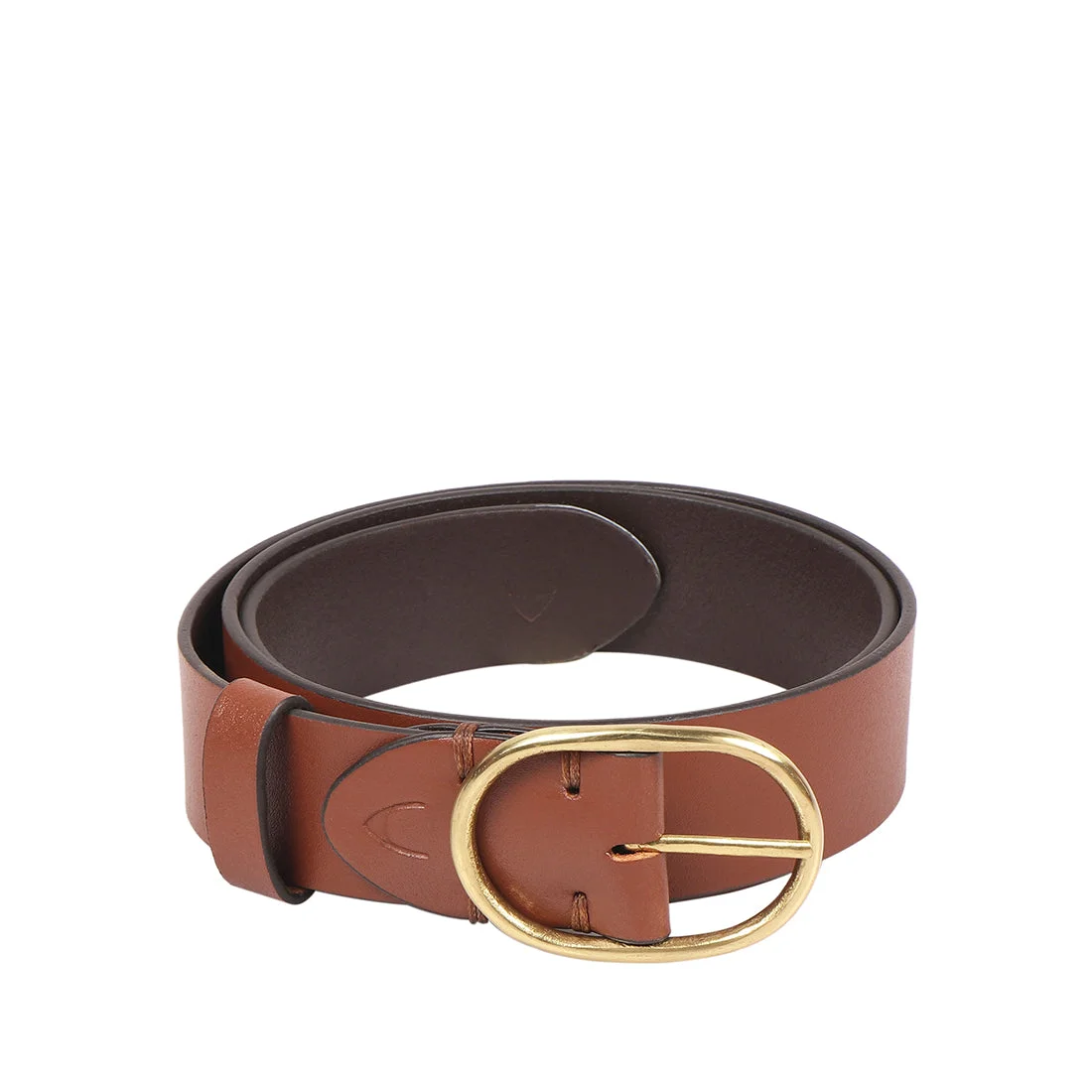 Doloras Women's Brown Reversible Leather Belt image 1