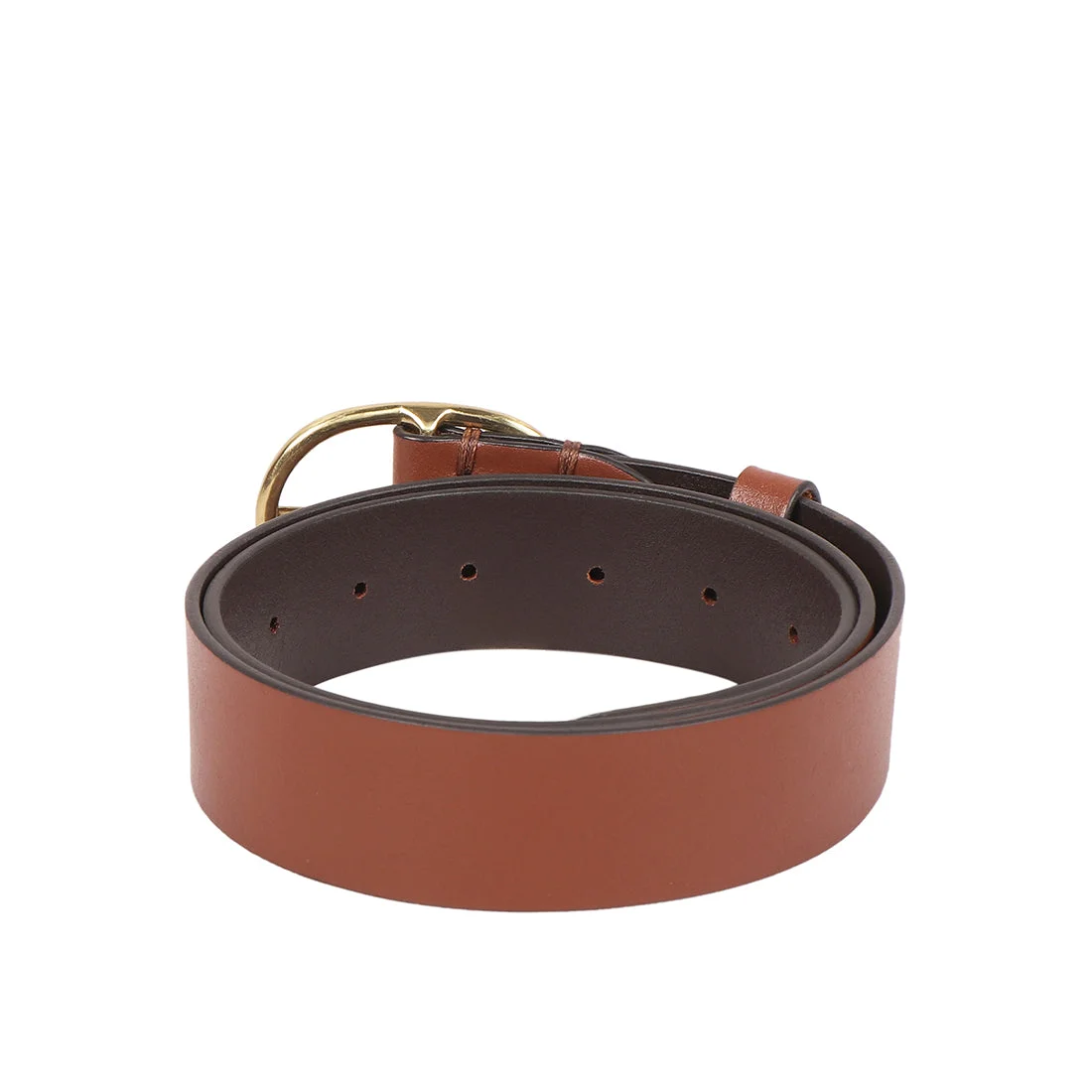 Doloras Women's Brown Reversible Leather Belt image 2