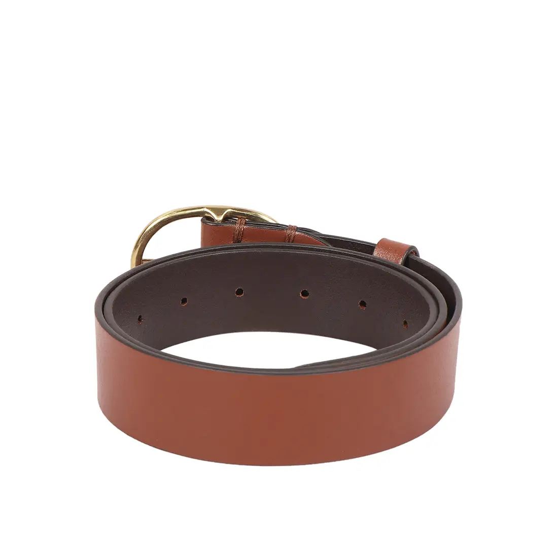 Doloras Women's Brown Reversible Leather Belt view 2