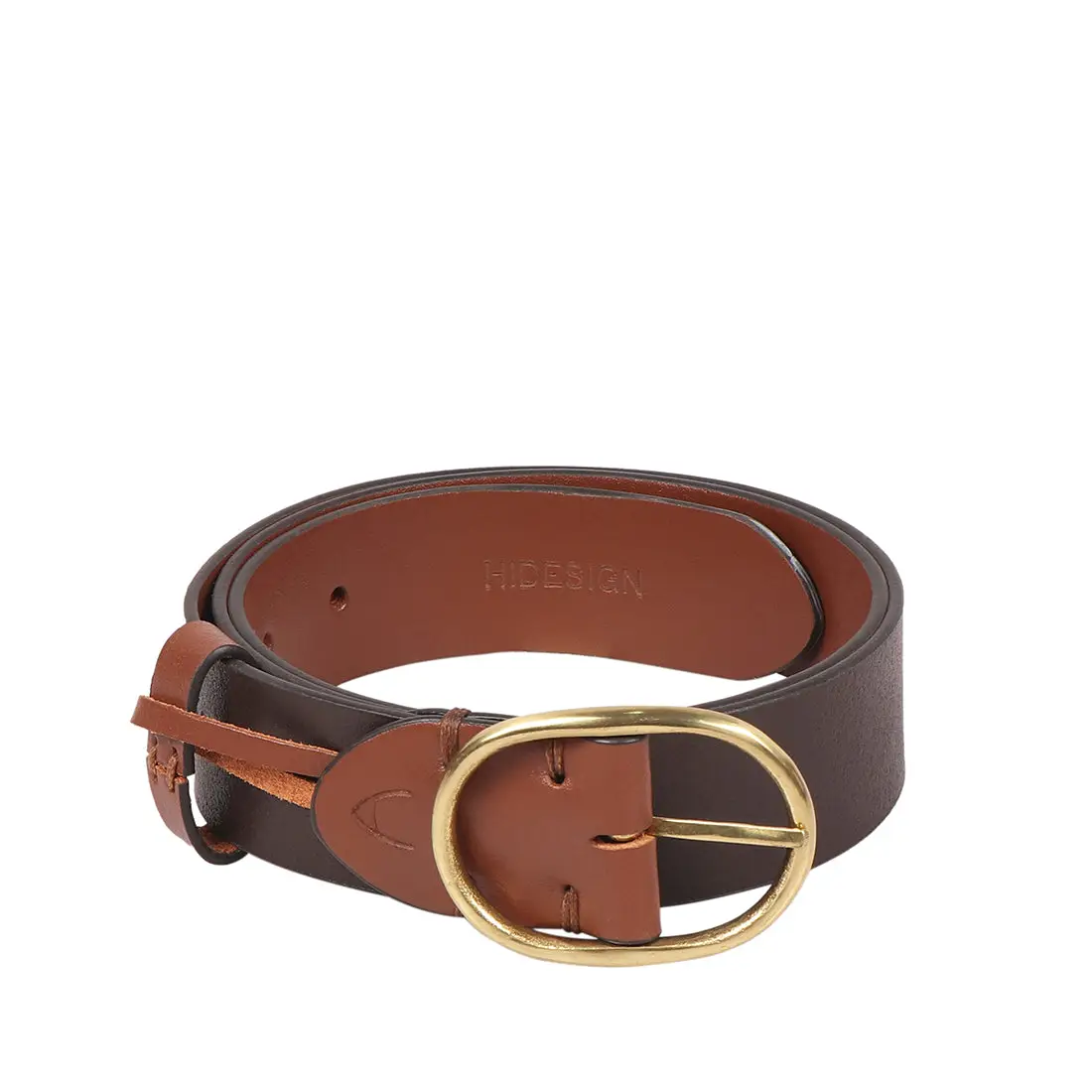 Doloras Women's Brown Reversible Leather Belt view 3