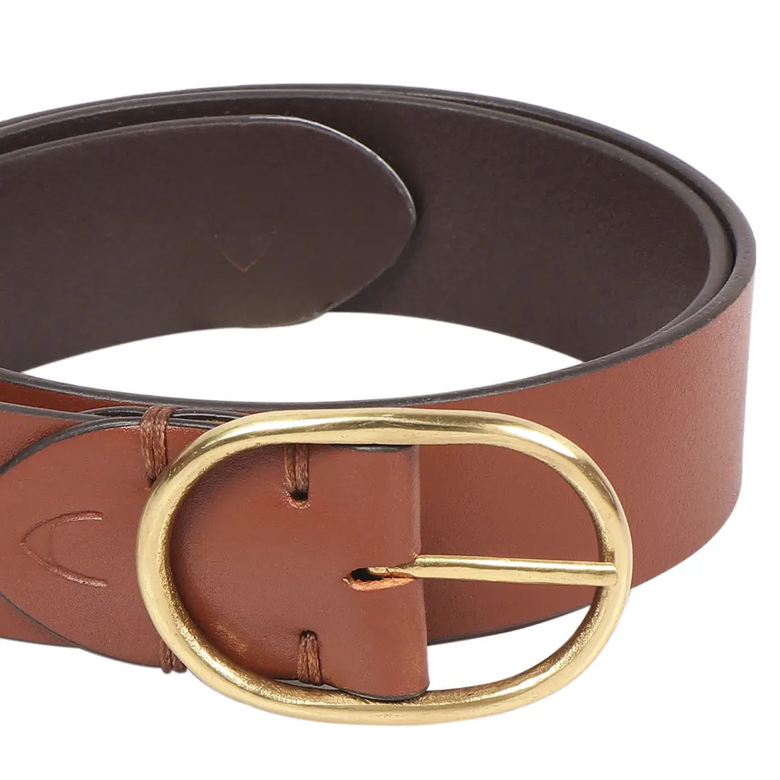 Doloras Women's Brown Reversible Leather Belt view 5