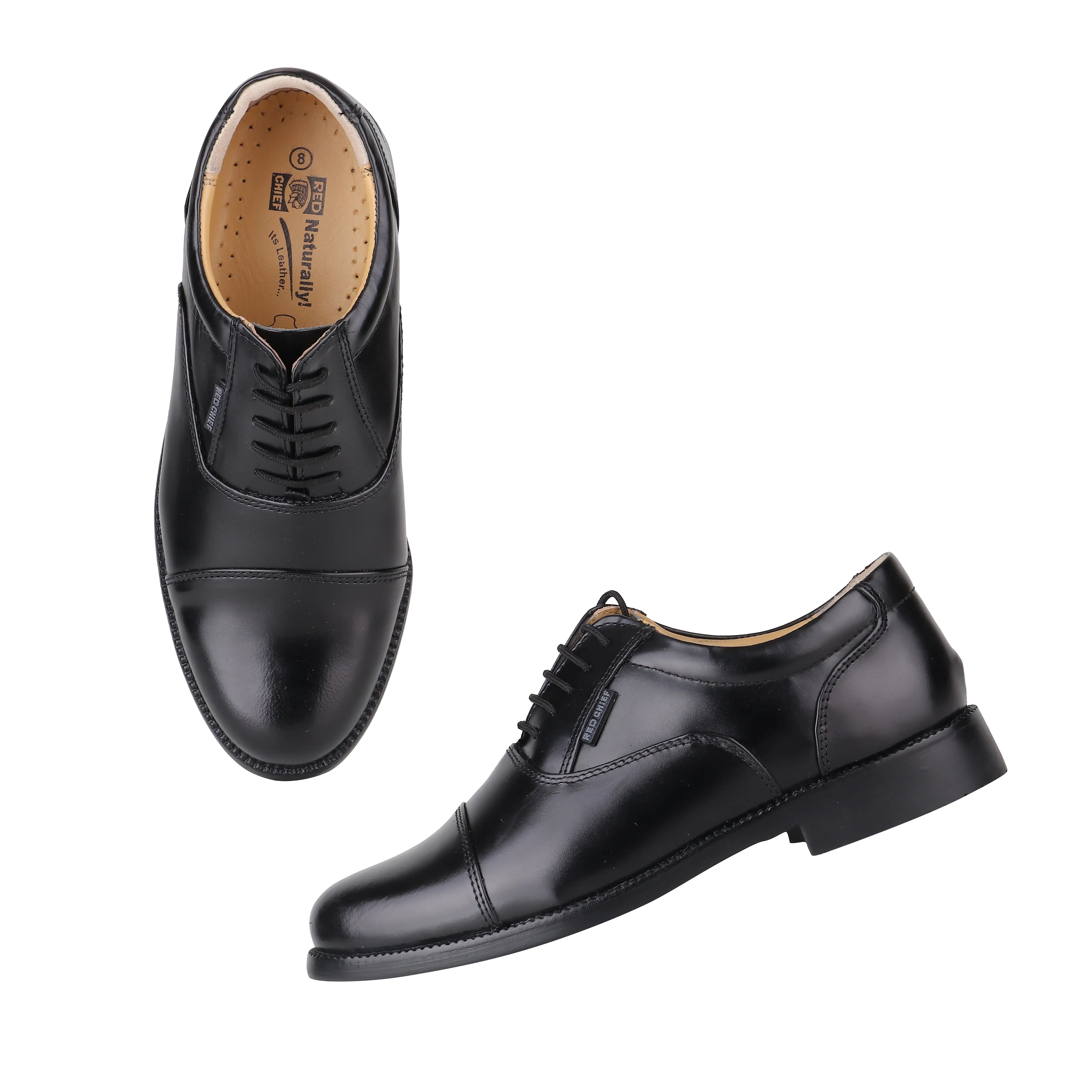 Red Chief Black Formal Shoes for Men RC0959L 001 view 3