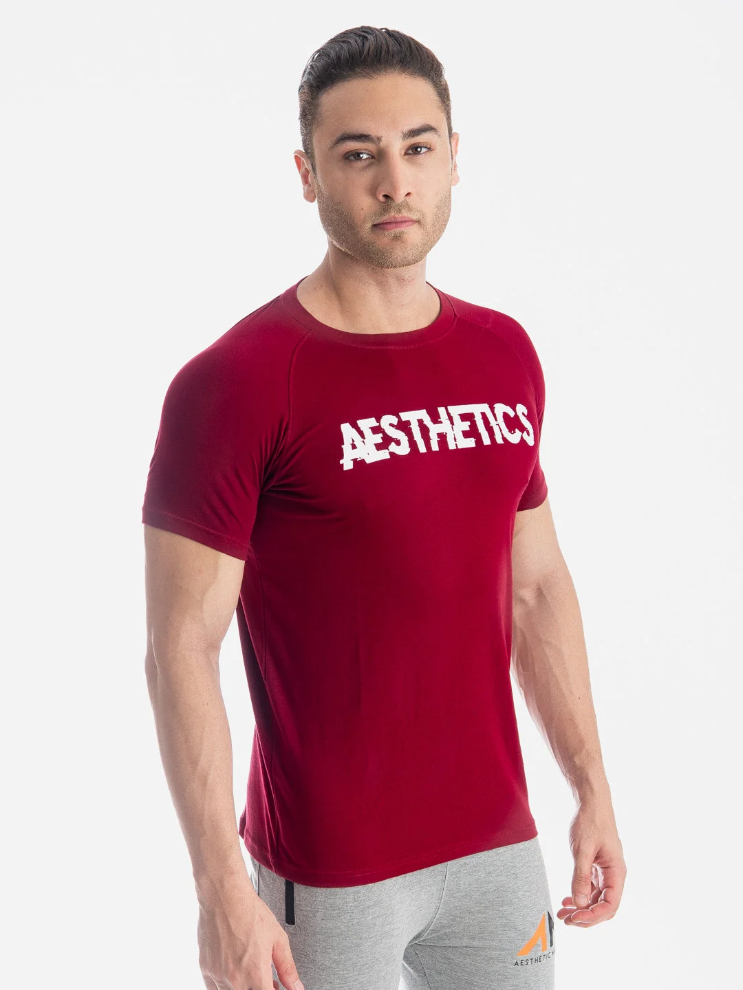 Aesthetic Training Tshirt Maroon image 4