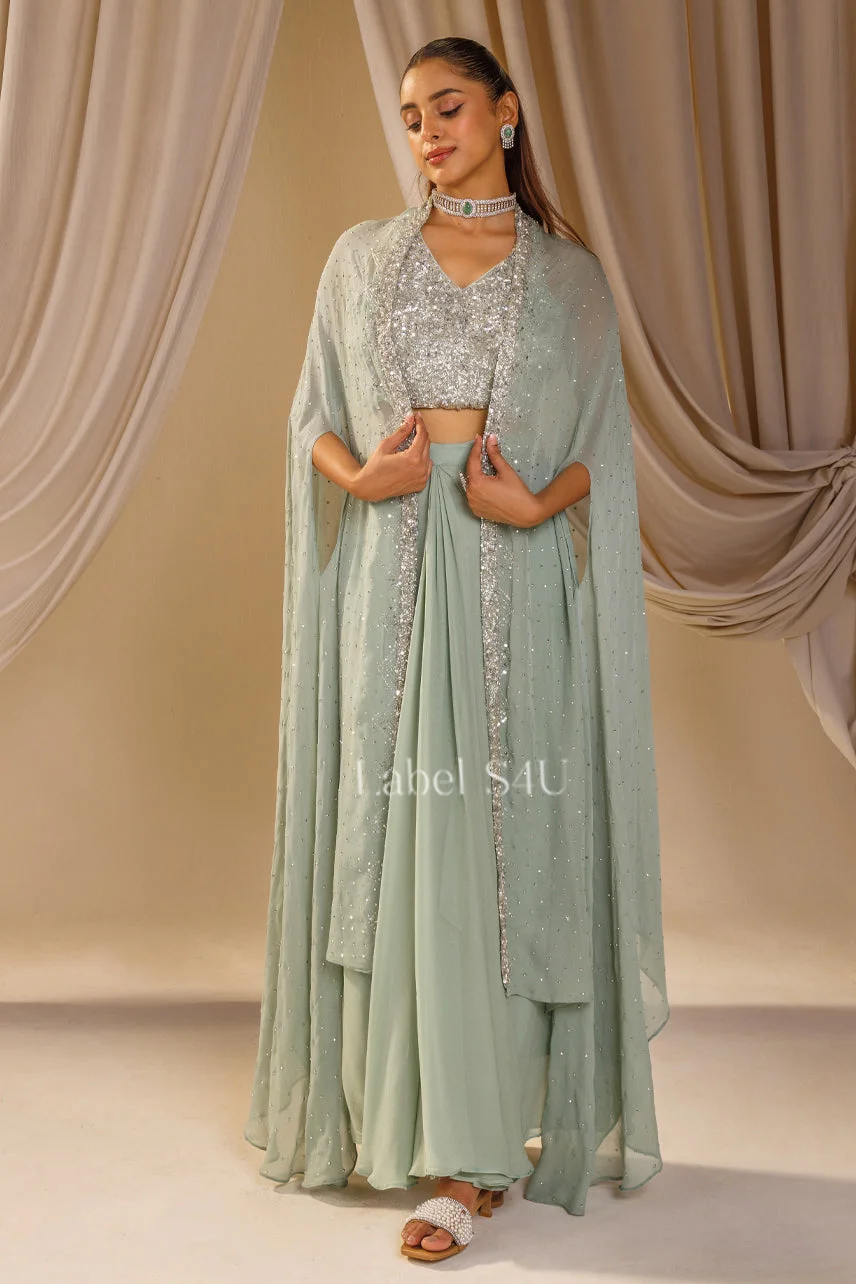 Mint Majesty Cape Set image 1