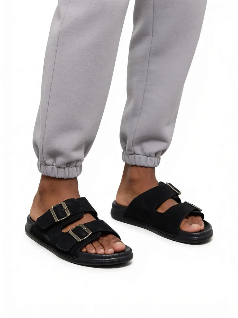SOLEPLAY Black Casual Sandals view 2