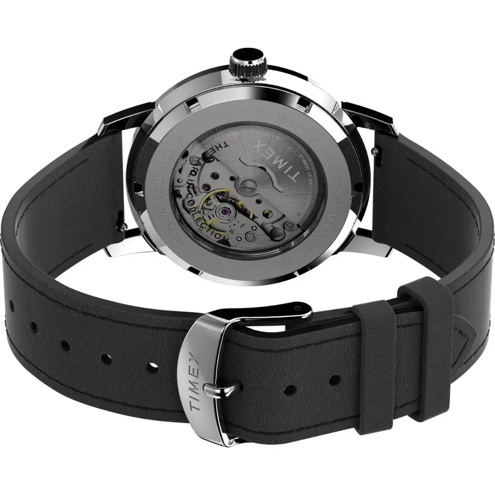 Marlin Automatic 40mm Leather Strap Watch view 3