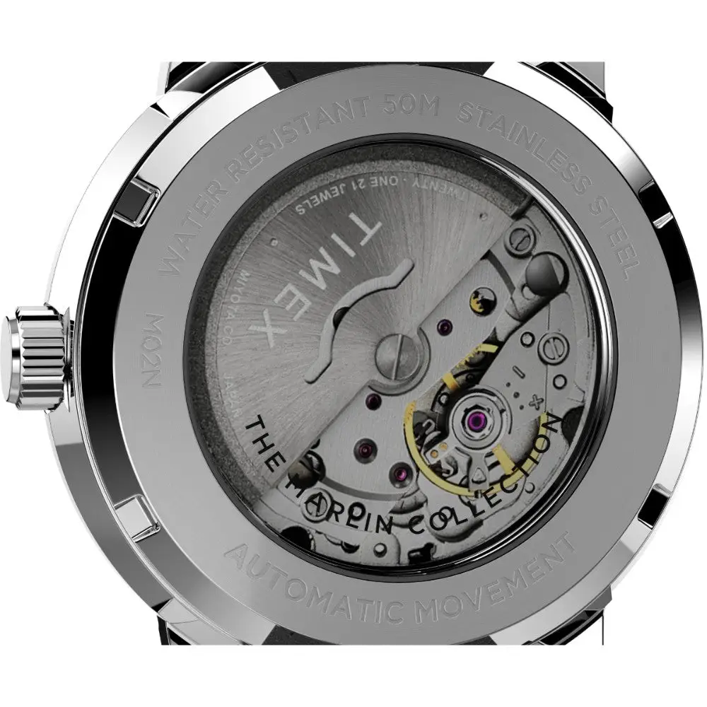 Marlin Automatic 40mm Leather Strap Watch view 4
